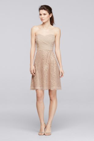 Short Yellow Bridesmaid Dresses